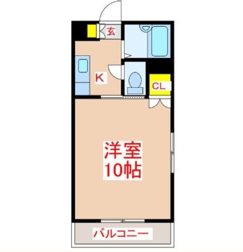 間取図 パークサイド西田