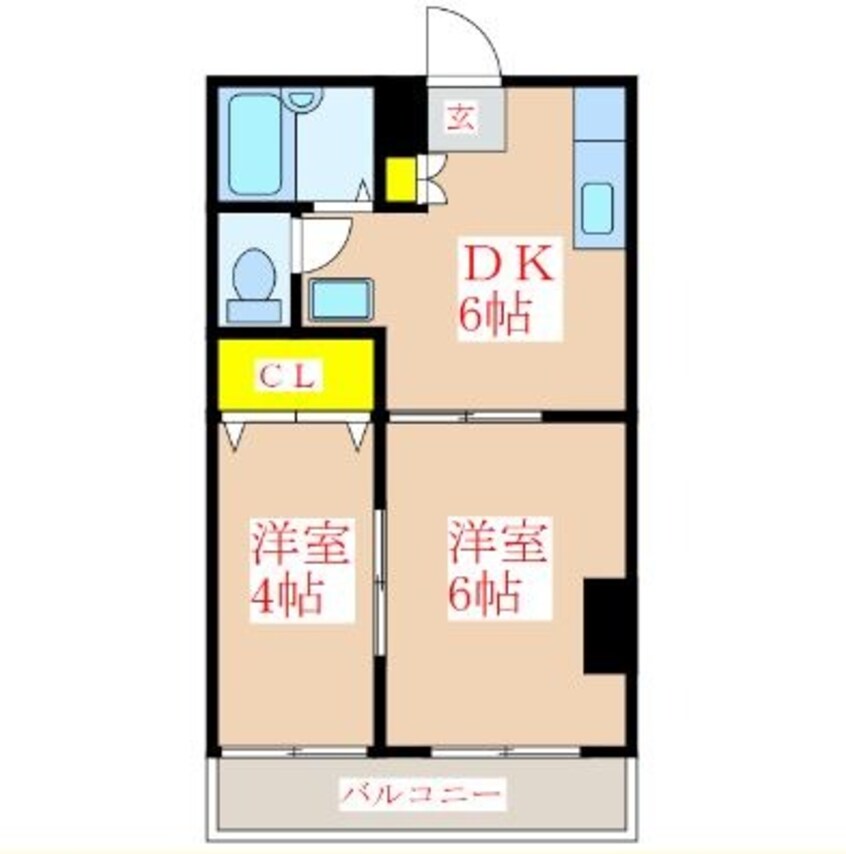 間取図 リバーロードマンション