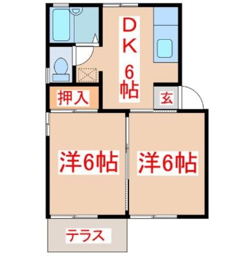 間取図 ディアス若松