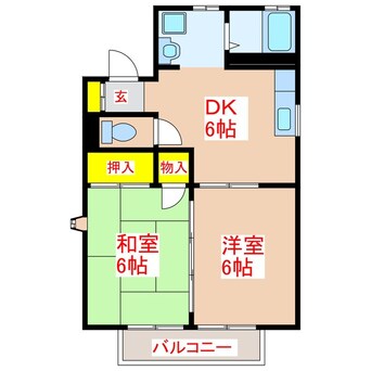 間取図 セジュール池端　Ａ棟