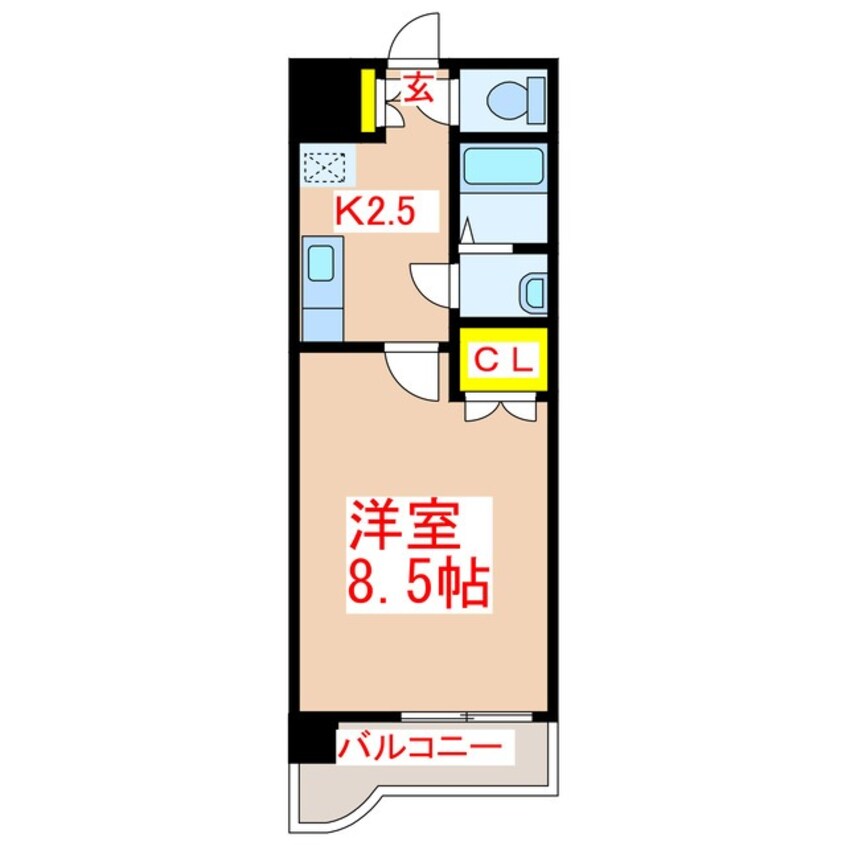 間取図 ブルーアイズ中央