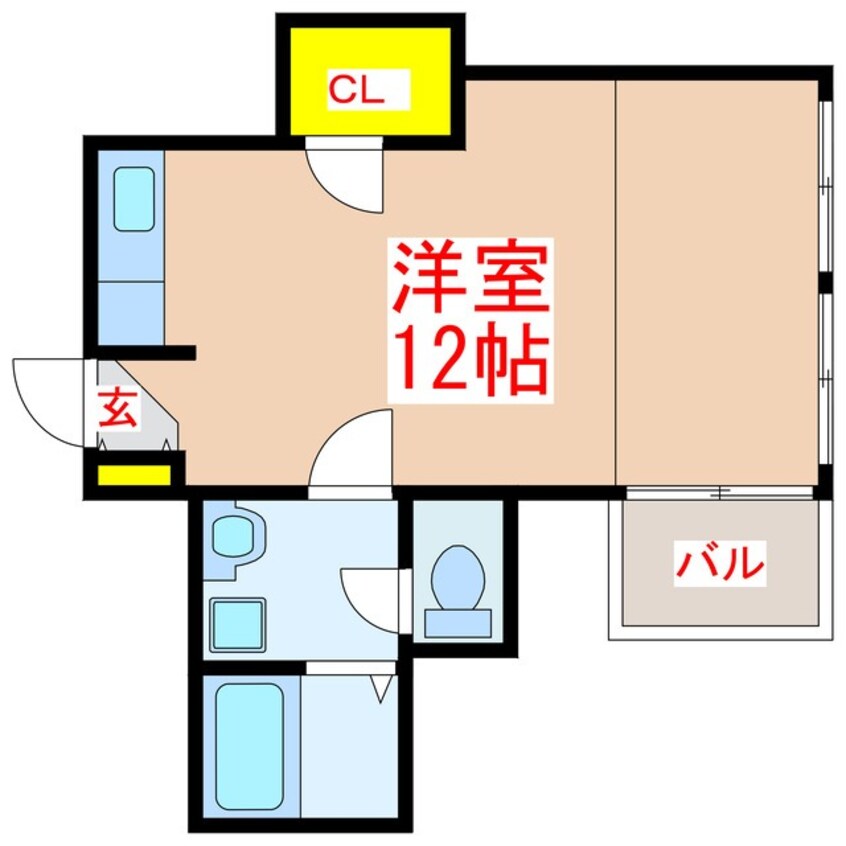 間取図 ロイヤルシティ中州プレミアム