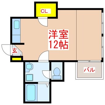 間取図 ロイヤルシティ中州プレミアム