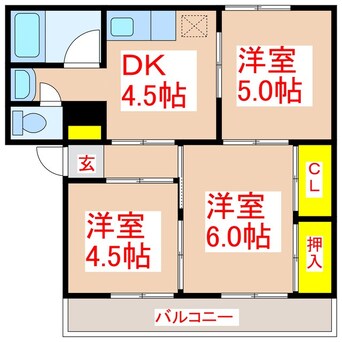 間取図 永吉ランド・ヒルズトップレジデンス