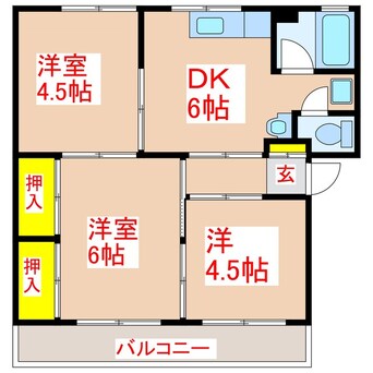 間取図 永吉ランド・ヒルズトップレジデンス