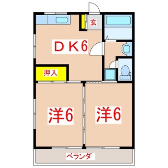 間取図 エルレープｆ