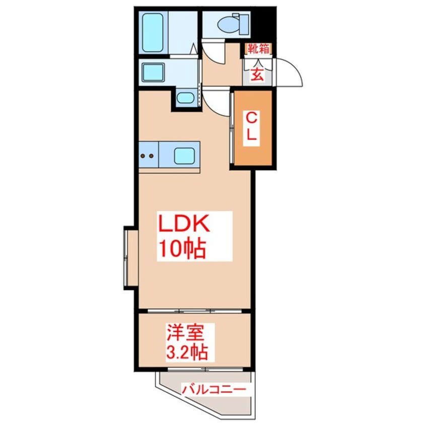 間取図 ＣＬＡＳＳ城西