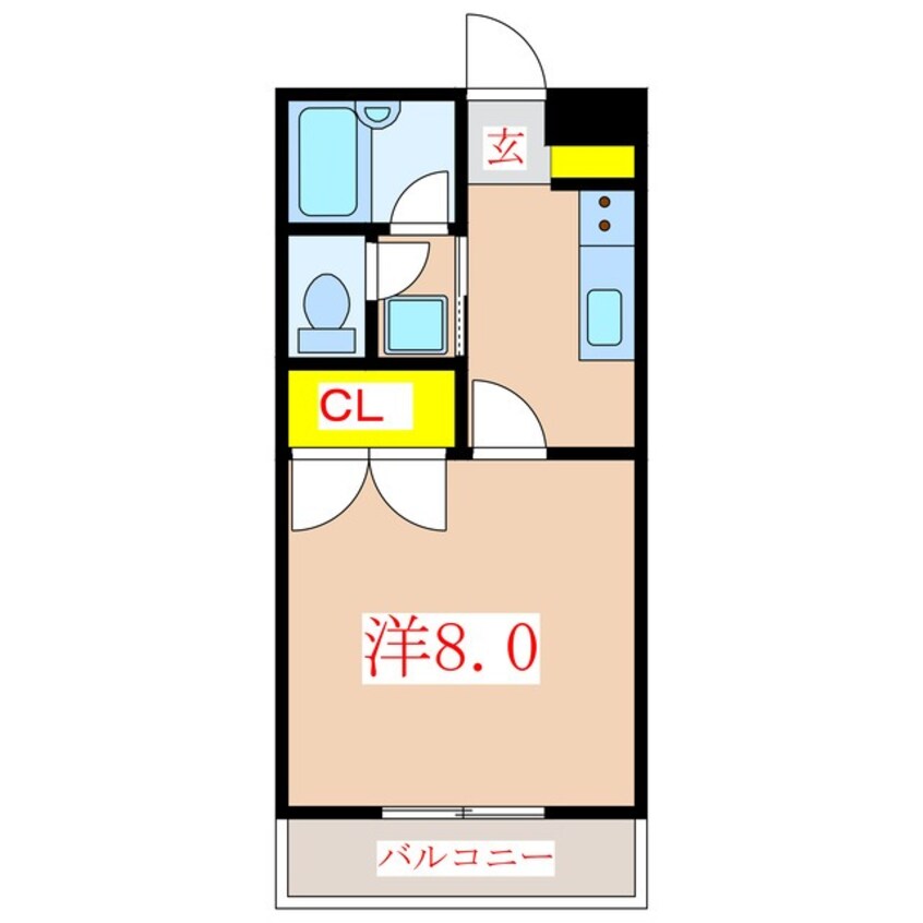 間取図 ゴールデンハイツ田上