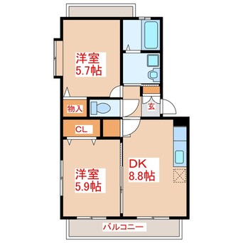 間取図 コーポラス桜