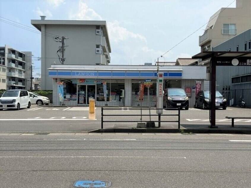 ローソン鹿児島薬師1丁目店(コンビニ)まで599m カーサ西田