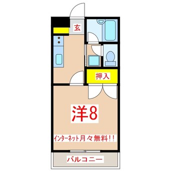 間取図 ゴールデンハイツ田上