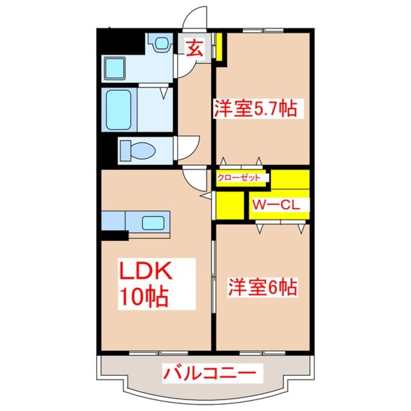 間取図 レガーロⅡ