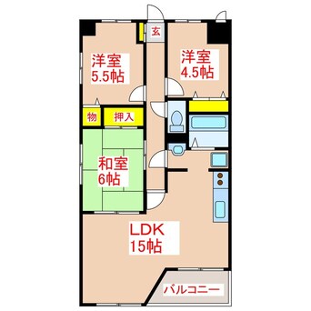 間取図 アベニュー甲南