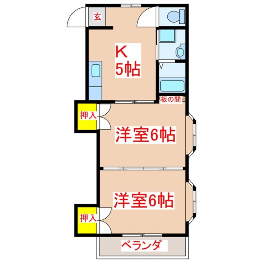 間取図 サクセス８９