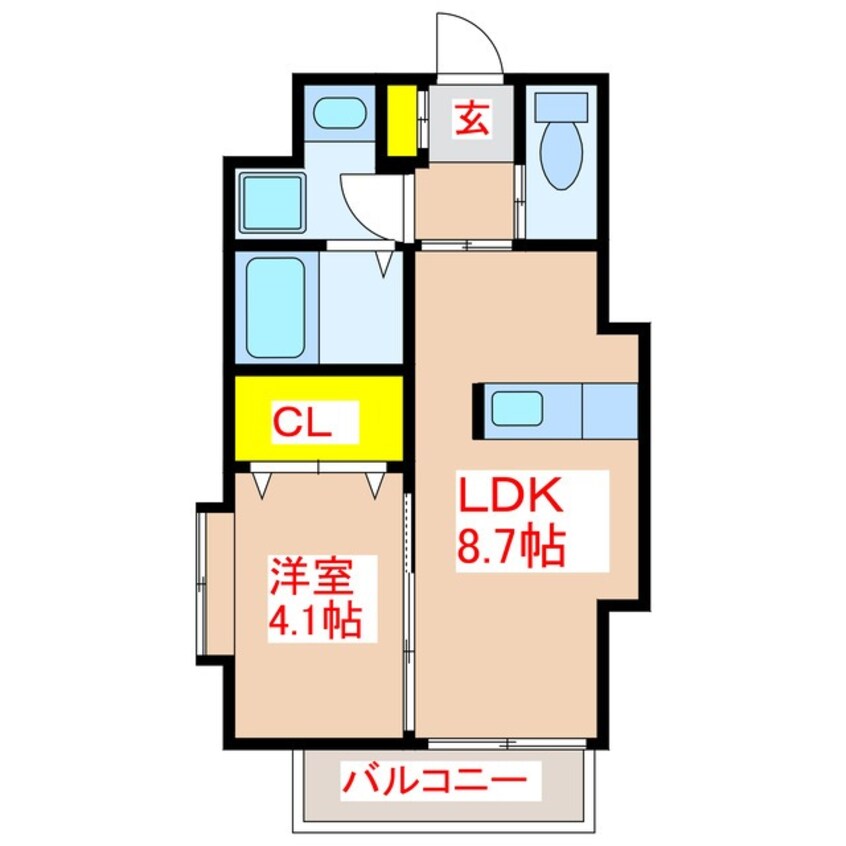 間取図 フィオーレ武