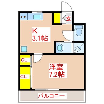 間取図 メゾンシャルム