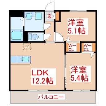 間取図 ベーシック猪鹿倉９６１