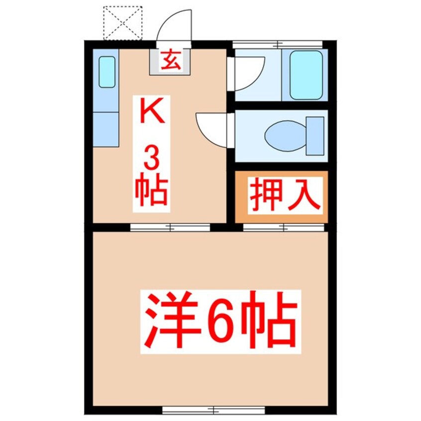 間取図 太陽ハイツ