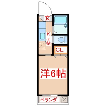 間取図 キャラバンハイツ