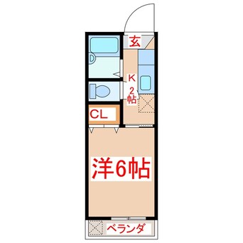 間取図 キャラバンハイツ