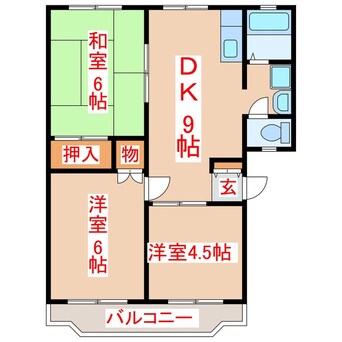 間取図 サンシティ谷山