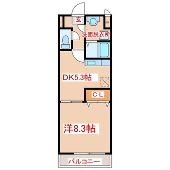 間取図 レストウィンドＭ