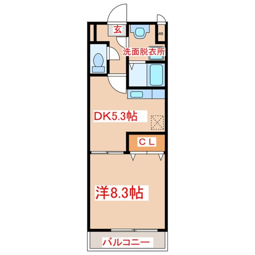 間取図 レストウィンドＭ