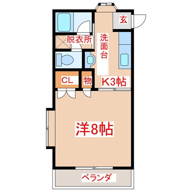 間取り図 コーポ友