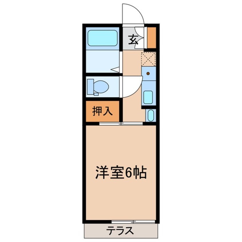 間取図 セリバテール東谷山　Ｉ