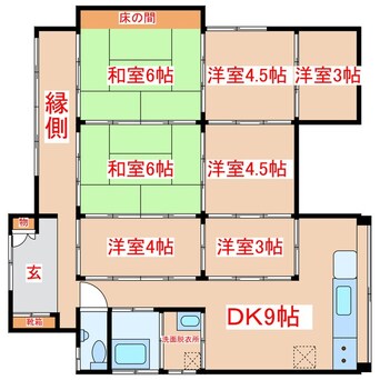 間取図 坂之上様貸家