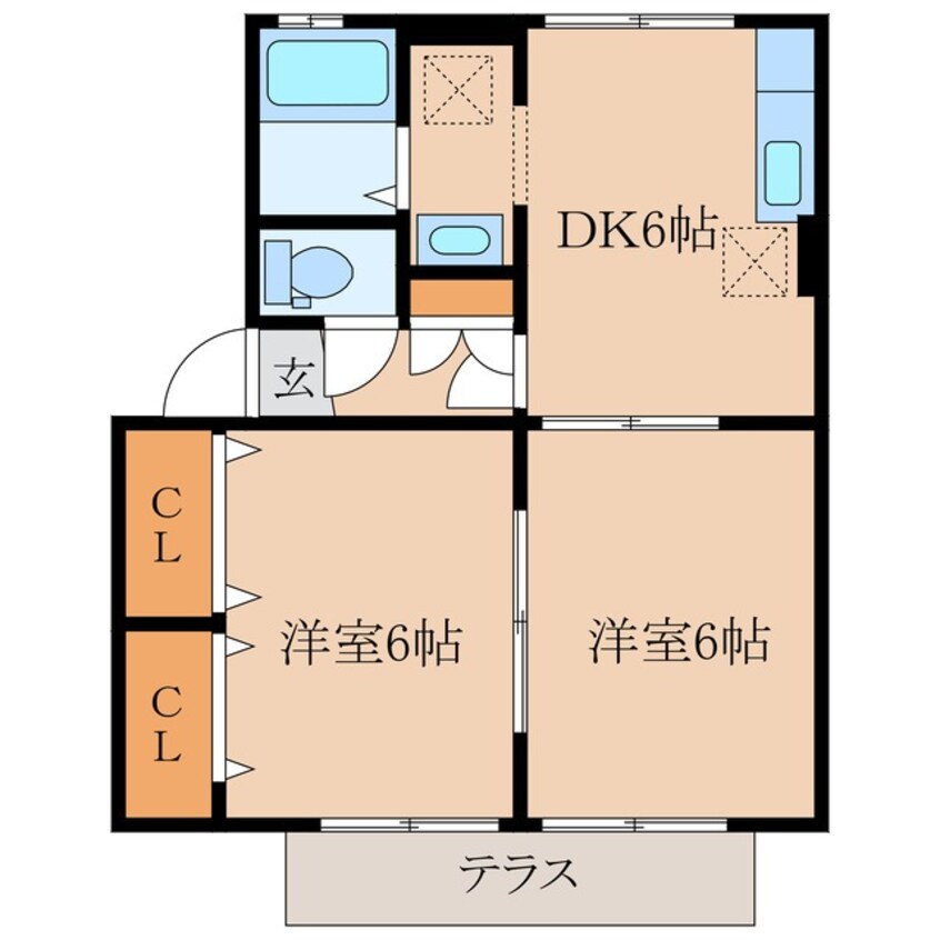 間取図 イクスピアリベ マーイ