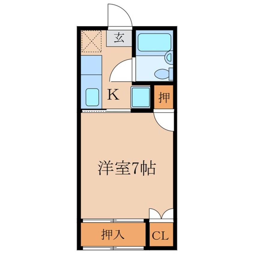 間取図 ハイネス宇宿台