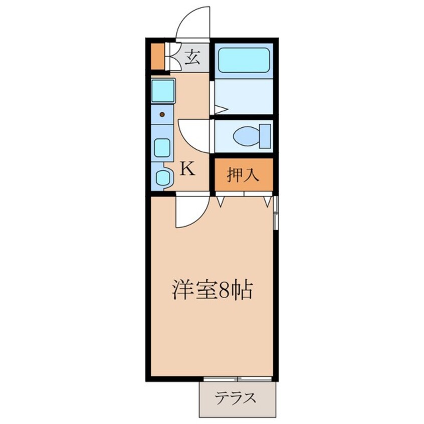 間取図 セジュールジャルダン