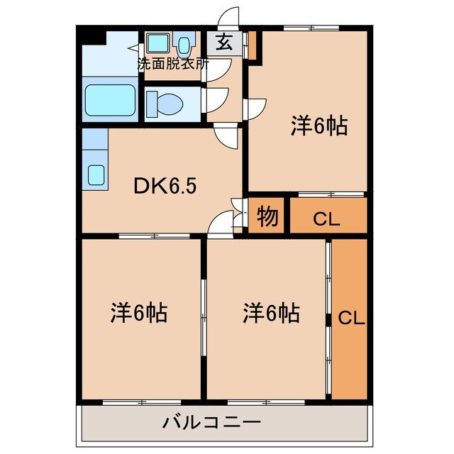 間取り図 キャッスルパークうえやま