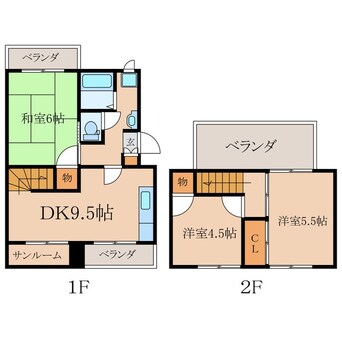 間取図 サンシャイン東谷山