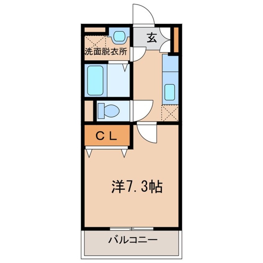 間取図 クリスタルメゾン