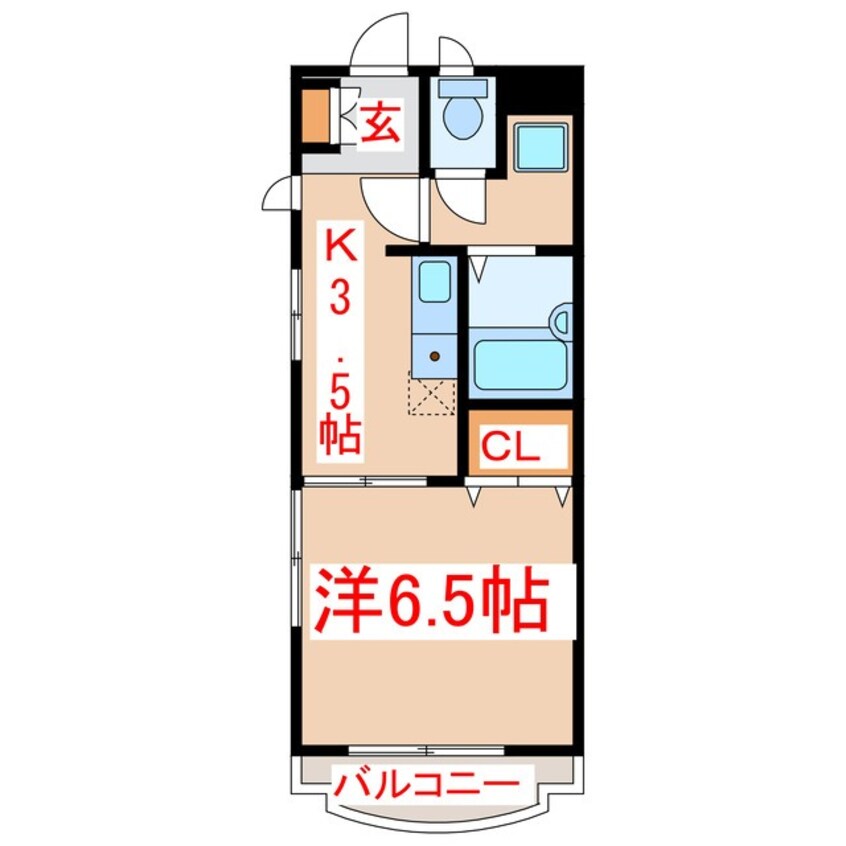 間取図 スカイヒルズＭ