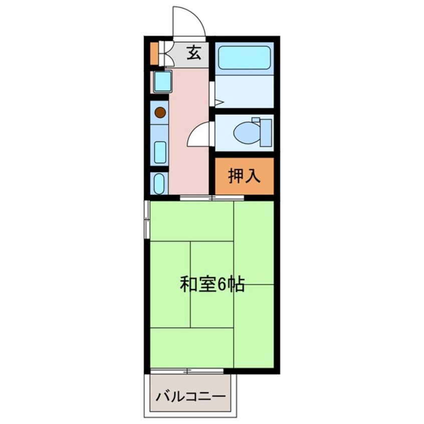 間取図 セリバテール東谷山　Ⅲ