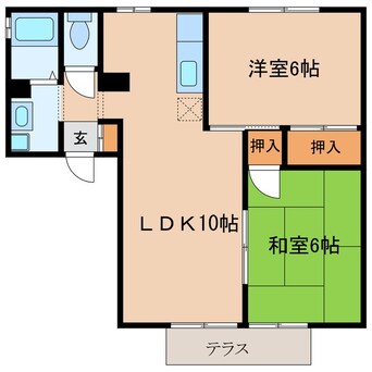 間取図 セジュールソシア