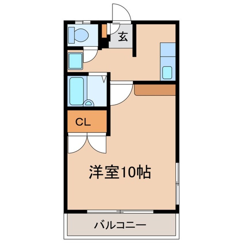 間取図 コーポ平山