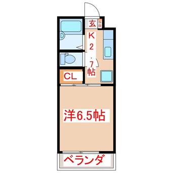 間取図 サンハイツありむら８