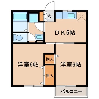 間取図 エルディム有川