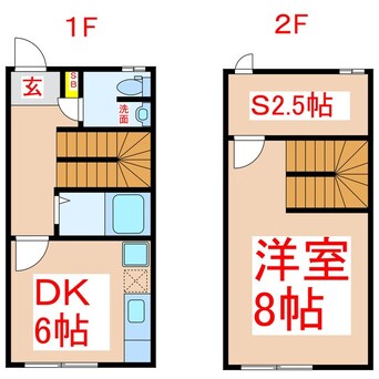 間取図 リースランド川上　Ｄ棟