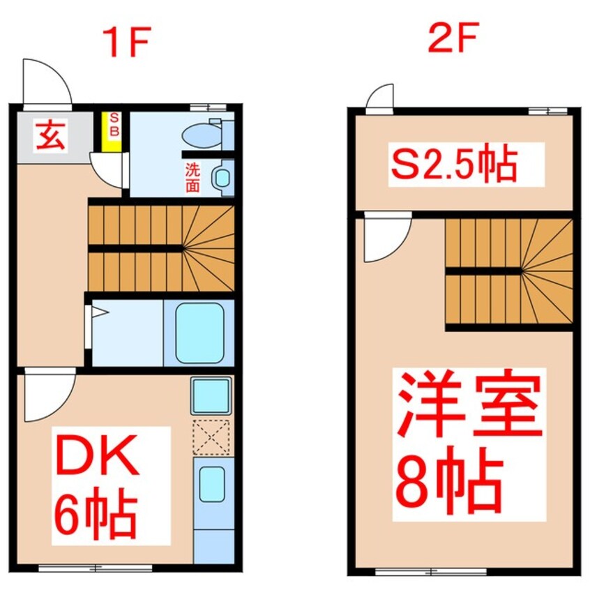 間取図 リースランド川上　Ｄ棟