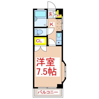 間取図 セントレージ草牟田