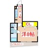 フォルシュ加治屋 1Kの間取り