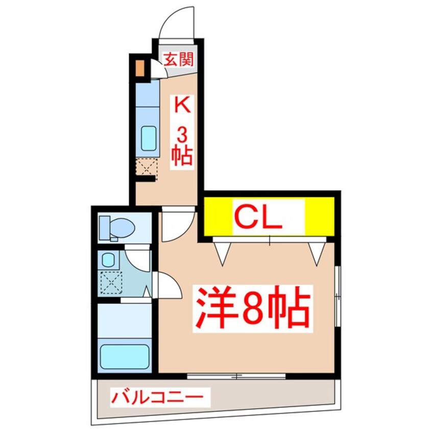 間取図 フォルシュ加治屋