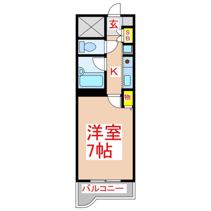 間取図 トーカンキャステール加治屋町