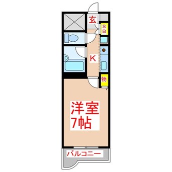 間取図 トーカンキャステール加治屋町