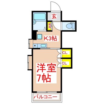 間取図 コスモスビル